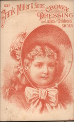 Frank Miller & Sons' Crown Dressing Trade Card