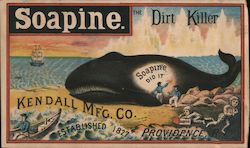 Soapine the Dirt Killer - Kendall MFG. Co. Trade Card