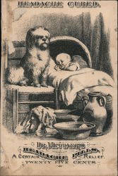 Headache Cured - Dr. Mettaur's Headache Pills Trade Card
