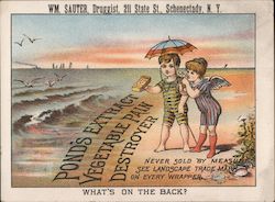 Pond's Extract Vegetable Pain Destroyer Trade Card