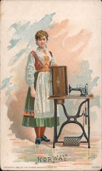 Norway - Singer Manufacturing Co Trade Card