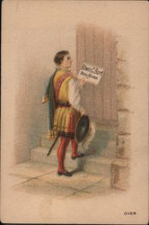 Edwin C Burt Fine Shoes Trade Card