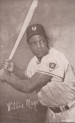 Willie Mays Arcade Card