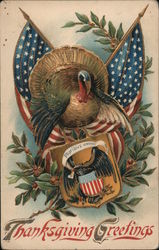 Thanksgiving Greetings Postcard