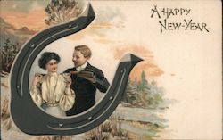 A Happy New Year Postcard