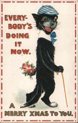 Everybody's Doing It Now, A Merry XMas To You Postcard