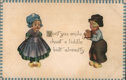 Vont You Smile Chust a Liddle Bidt Alreadly Postcard