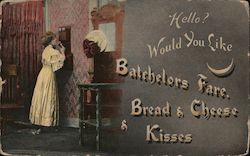 Bachelors Gare Bread & Cheese & Kisses Postcard