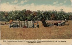 Chili - The American Harvesting Machines Postcard