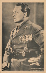 Hermann Goring Generalfedmarschell Postcard