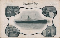 Savannah Line Ocean Steamship Company Postcard