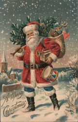 A Merry Christmas Postcard