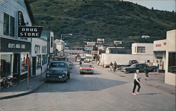 Part of Kodiak's Main Street Alaska