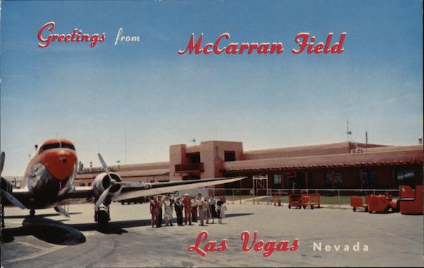 Greetings from McCarran Field Las Vegas Nevada