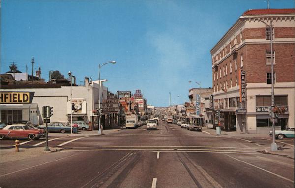 Street Scene Port Angeles Washington