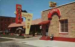 Down Town Motel Postcard