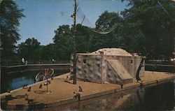 Monkey Island Zoological Gardens Postcard