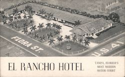 El Rancho Hotel Tampa, FL Postcard Postcard Postcard