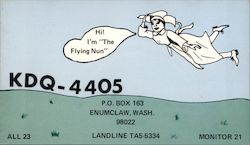 KDQ-4405 The Flying Nun Postcard