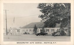 Bridgewater Auto Museum Route 20 Postcard