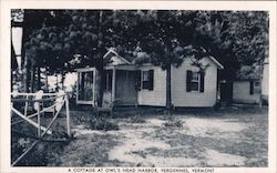 A Cottage At Owl's Head Harbor Postcard