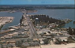 Madeira Beach Business District Florida Ted Lagerberg Postcard Postcard Postcard