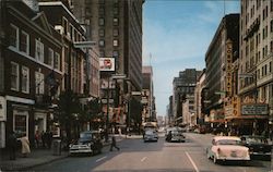 Playhouse Square, Looking West Postcard