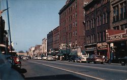 Main Street Looking North Ashtabula, OH Postcard Postcard Postcard