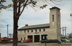 Fire Station at Sampson Air Force Base Geneva, NY Postcard Postcard Postcard