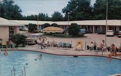 Ashley Oaks Motel Postcard