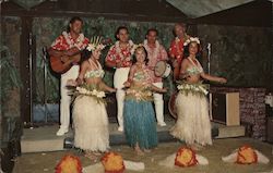 Tahitian Dancing, Kauai Surf Resort, Kalapaki Beach Postcard