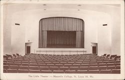 The Little Theater Marysville College Postcard