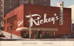 Rickey's Town House San Francisco, CA Postcard Postcard Postcard