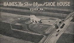 Haines The Show Wizard Shoe House York, PA Postcard Postcard Postcard