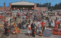 Fifty Gyrocopters Pose at a Fly-in of the Popular Robocraft Association Postcard