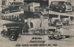 Parcel Delivery Service Inc. 1938-1963 Newark, NJ Postcard Postcard Postcard