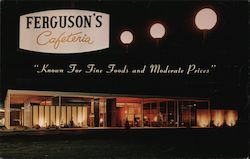 Ferguson's Cafeteria Postcard