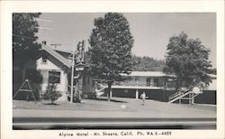 Alpine Motel Postcard