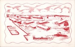 Ranch House Motel Emporia, KS Postcard Postcard Postcard