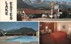 Lake Estes Motor Inn Estes Park, CO Postcard Postcard Postcard