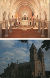 St. Fidelis Church "Cathedral of the Plains" Victoria, KS Postcard Postcard Postcard