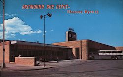 Greyhound Bus Depot Postcard