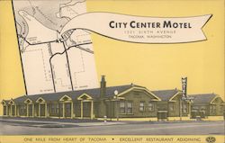 City Center Motel Postcard