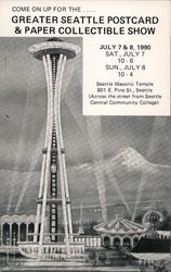 Greater Seattle Postcard & Paper Collectible Show Postcard