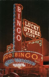Lucky Strike Club Postcard
