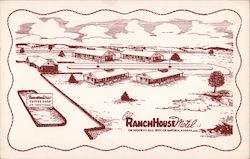 Ranch House Motel Postcard