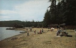 Picnic Grounds, Cascade Lake Postcard