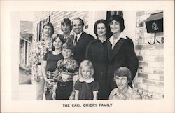 The Carl Guidry Family Postcard