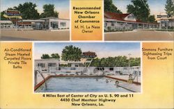 Avalon Motor Hotel New Orleans, LA Postcard Postcard Postcard