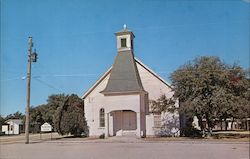 First Christian Church Johnson City, TX Postcard Postcard Postcard